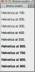 HelveticaWeightScale